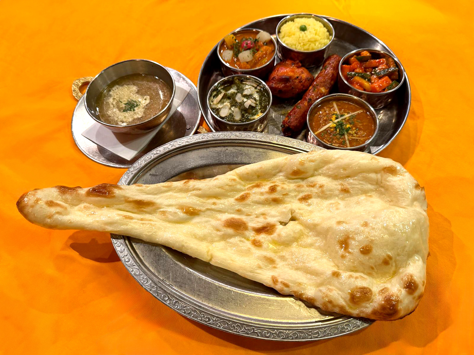 Menu - Taj Mahal Indian Restaurants, Sapporo, Japan